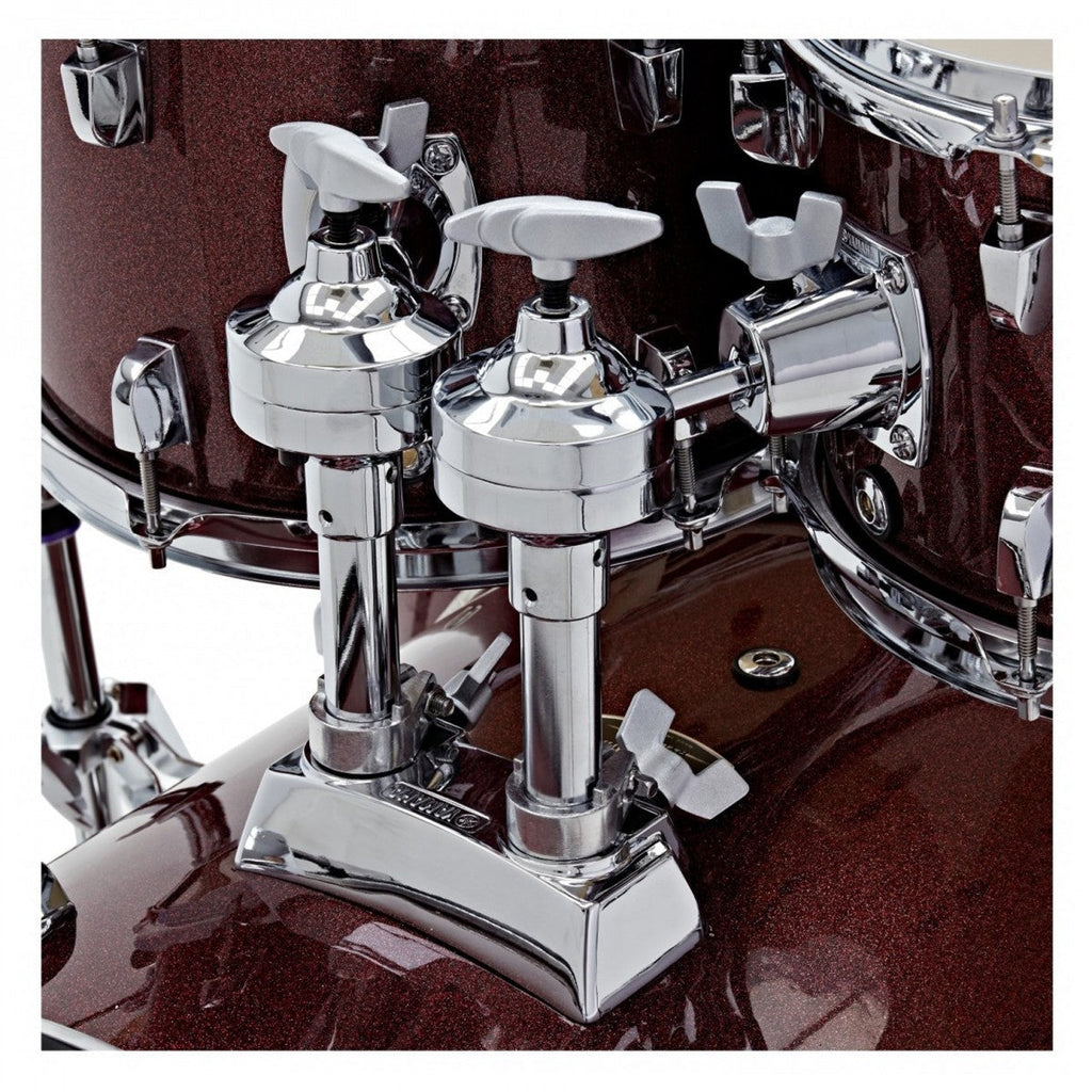 Yamaha Rydeen 22" Drum Kit w/Cymbals, Burgandy Glitter
